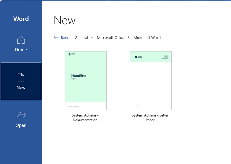 How To Create Word Templates In Office 365